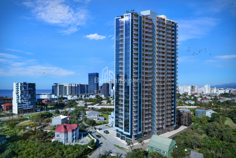 Строящийся объект 50.5 м² - Григола Лорткипанидзе, Батуми, Грузия