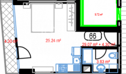Квартира 33.37 м² - Леха и Марии Качинских, Батуми, Грузия