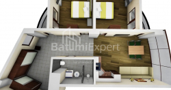Квартира 84.98 м² - Мезгваурта, Чакви, Грузия