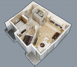 Строящийся объект 55.8 м² - Леха и Марии Качинских, Батуми, Грузия