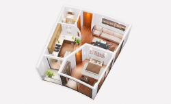 Квартира 2-комн 59.4 м² - Аллея Героев, Батуми