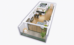 Квартира 1-комн 41.7 м² - Аллея Героев, Батуми