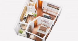 Квартира 2-комн 57.1 м² - Аллея Героев, Батуми