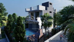 Частный дом 230 м² - Свимон Кананели, Квариати, Грузия