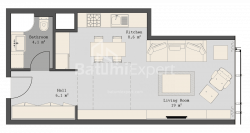 Квартира 38 м² - Руставели, Батуми, Грузия